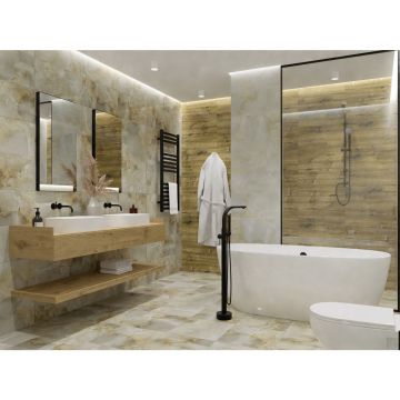 Плитка напольная Тянь Шань (Tian Shan) Леандр Светло-серая, матоый 45x45 см TP453667DA