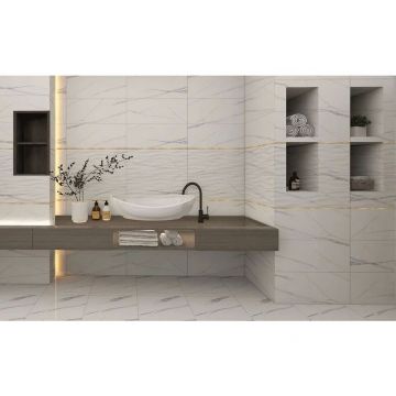 Плитка настенная Тянь Шань (Tian Shan) Махаон 30x60 см Белая TP3604A