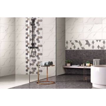 Плитка настенная Тянь Шань (Tian Shan) Дамон 30x60 см Серая TP3628B