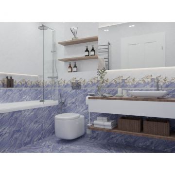 Плитка настенная Тянь Шань (Tian Shan) Нимфа 30x45 см Светло-сиреневая TP304501AS