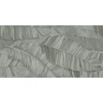 Плитка настенная Тянь Шань (Tian Shan) Филира Декор 2 Серая, матовая 30x60 см TP3654H2M