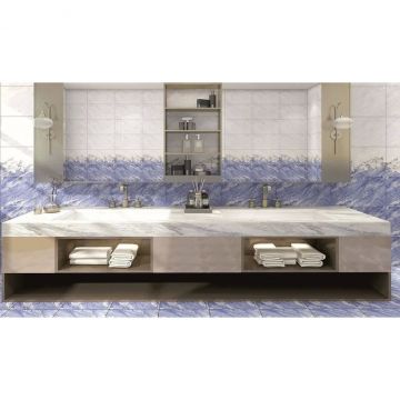 Плитка настенная Тянь Шань (Tian Shan) Нимфа Декор Цветы 30x45 см TP304501HS