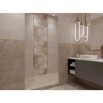 Плитка настенная Тянь Шань (Tian Shan) Ирида 30x60 см Бежевая TP3688A