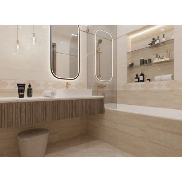 Плитка напольная Тянь Шань (Tian Shan) Эгерия 41x41 см Бежевая TP413045094D