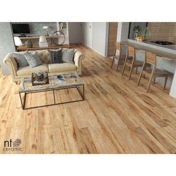 Керамогранит NT Ceramic (Нт Керамик) Wood Mocca Brown 20х120 см, NTT93106M