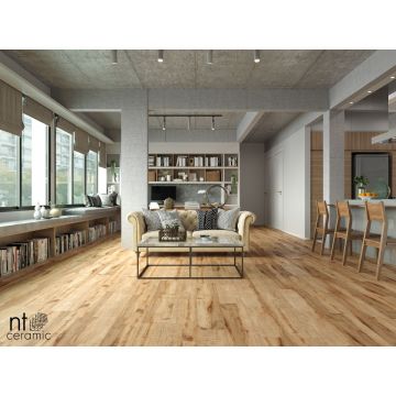 Керамогранит NT Ceramic (Нт Керамик) Wood Mocca Brown 20х120 см, NTT93106M