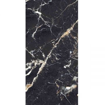 Керамогранит NT Ceramic (Нт Керамик) Marmo Black Lamos High Gloss 60х120 см, глянцевый, NTT99529P