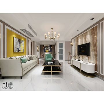 Керамогранит NT Ceramic (Нт Керамик) Bright and Shiny NTT9106 Statuario 60х120 см