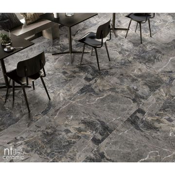 Керамогранит NT Ceramic (Нт Керамик) Bright and Shiny NTT9109P Vulcano 60х120 см