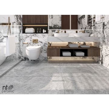 Керамогранит NT Ceramic (Нт Керамик) Bright and Shiny NTT9118 Tundra Pearl mat 60х120 см