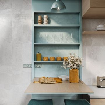 Керамогранит NT Ceramic (Нт Керамик) Axion Metalia Snow 60х120 см, NTTVL99822ME
