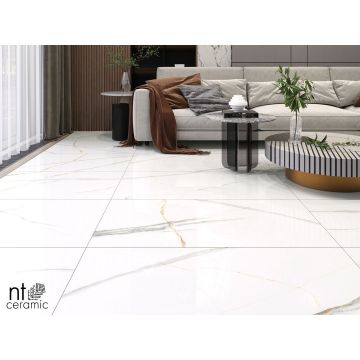 Керамогранит NT Ceramic (Нт Керамик) Marmo Maritaca Statuario Ultra White 60х120 см, NTT99513M