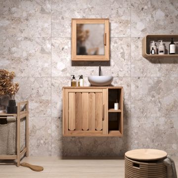 Керамогранит NT Ceramic (НТ Керамик) Terrazzo Beige Creative 4D 60х120 см, NTTVL99846D