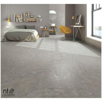 Базовая плита НТ Керамик Quanta Grey 60х60 см серый лаппатированная NS6NTT9022L, NT Ceramic