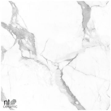Базовая плита НТ Керамик Marmo 60х60 см белый матовая NTT995160M, Callacata Endless Mat, NT Ceramic