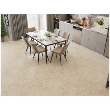Базовая плита НТ Керамик Marmo 60х60 см бежевый матовая NTT99515M, Ivory Endless, NT Ceramic