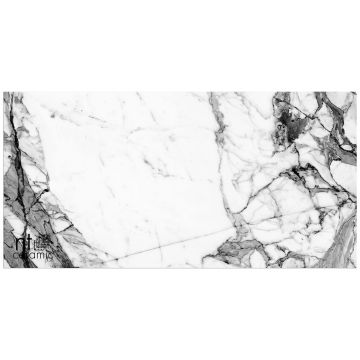 Базовая плита НТ Керамик Bright and Shiny 120х60 см серый полированная NTT9111P, Marble Grey, NT Ceramic