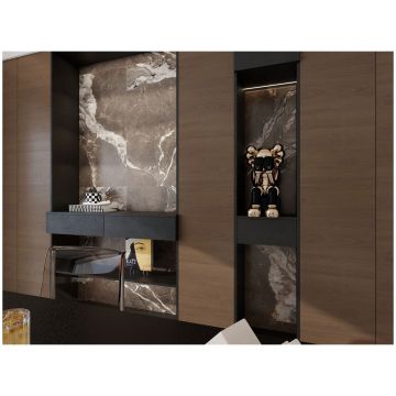 Базовая плита НТ Керамик Riverstone 120х60 см коричневый лаппатированная NTT9357DS, Kronos Brown Digital Satin, NT Ceramic
