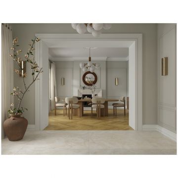 Керамогранит Travertine Beige 60х120 см бежевый неполированная ZS612NTT9704M, Travertine Beige, NT Ceramic