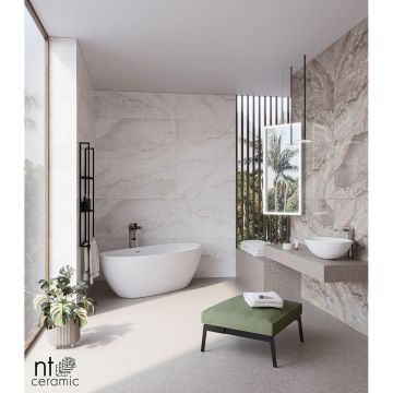 Керамогранит NT Ceramic (Нт Керамик) Gravel White 60х120 см, NTT99508P