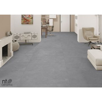 Керамогранит NT Ceramic (Нт Керамик) Cemento Zett Grafite 60х120 см, NTT99601M