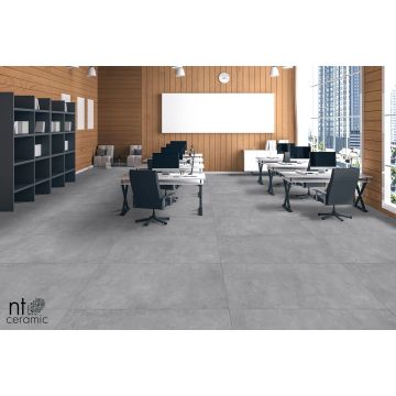 Керамогранит NT Ceramic (Нт Керамик) Cemento Zett Grafite 60х120 см, NTT99601M