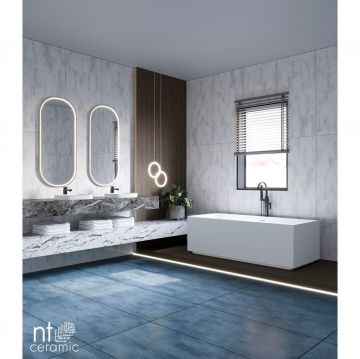 Керамогранит NT Ceramic (Нт Керамик) Metallic Azul 60х120 см, NTT99608M