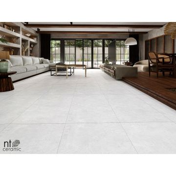 Керамогранит NT Ceramic (Нт Керамик) Cemento Zett Bianco 60х60 см, NTT996000M