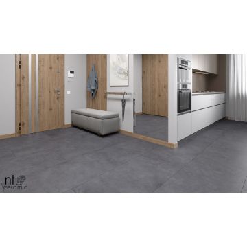 Керамогранит NT Ceramic (Нт Керамик) Cemento Zett Black 60х60 см, NTT996020M