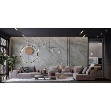 Керамогранит NT Ceramic (Нт Керамик) Atlas Wide Breccia Grey 120х240 см, NTT3006P