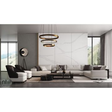 Керамогранит NT Ceramic (Нт Керамик) Atlas Wide Bianco Statuario 120х240 см, NTT3008P