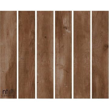 Керамогранит NT Ceramic (Нт Керамик) Wood Cherry mat 20х120 см, NTT92303M