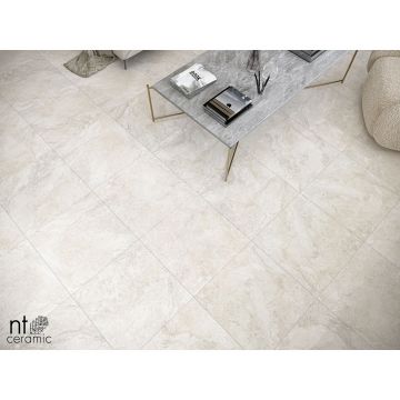 Керамогранит NT Ceramic (Нт Керамик) Zeus Travertine Bianco 60х120 см, ZS6NTT9703M