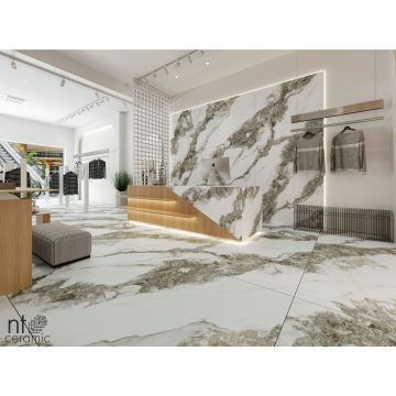 Керамогранит NT Ceramic (Нт Керамик) Atlas Home Bianco Struttura, NTT3502M