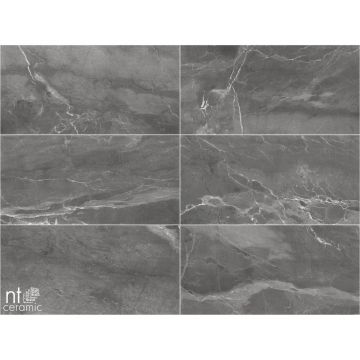 Керамогранит NT Ceramic (Нт Керамик) Quanta Grey Slate Black 60х120 см, NS612NTT9027L