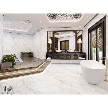 Керамогранит NT Ceramic (Нт Керамик) Atlas Home Carrara Elite 120х280 см, NTT3602C