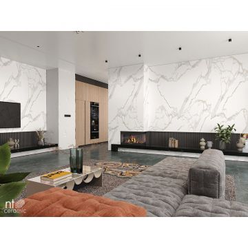 Керамогранит NT Ceramic (Нт Керамик) Atlas Home Calacatta Empire 120х280 см, NTT3603C
