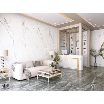 Керамогранит NT Ceramic (Нт Керамик) Atlas Home Marble White 120х280 см, NTT3605P