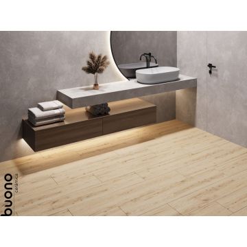 Керамогранит Buono Ceramica (Боно Керамика) Forest Crema Matt 20х120 см, F4503M