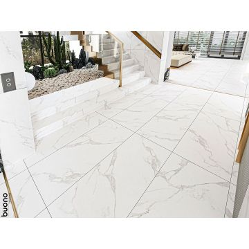 Керамогранит Buono Ceramica (Боно Керамика) Carrara Anita Glossy 60х120 см, глянцевый, M4402P
