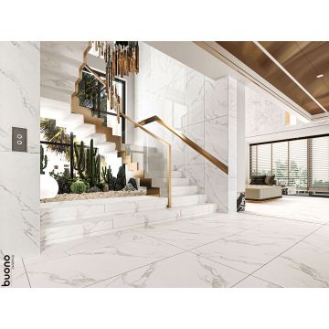 Керамогранит Buono Ceramica (Боно Керамика) Carrara Anita Glossy 60х120 см, глянцевый, M4402P