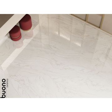 Керамогранит Buono Ceramica (Боно Керамика) Crystile Bianco Glossy 60х120 см, глянцевый, M4410P