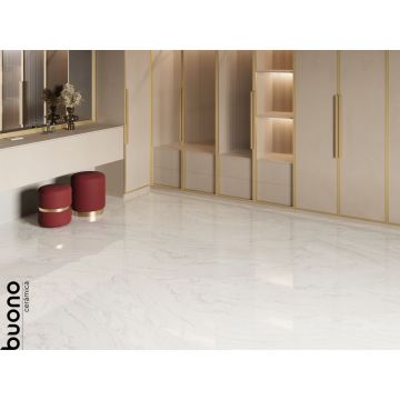 Керамогранит Buono Ceramica (Боно Керамика) Crystile Bianco Glossy 60х120 см, глянцевый, M4410P