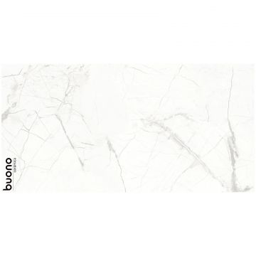 Базовая плита Буоно Керамика Marble 120х60 см бежевый полированная M4400P, Statuario Alba Glossy, Buono Ceramica