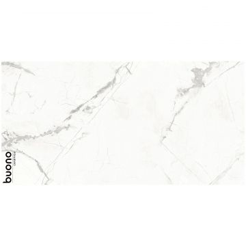 Базовая плита Буоно Керамика Marble 120х60 см бежевый полированная M4400P, Statuario Alba Glossy, Buono Ceramica