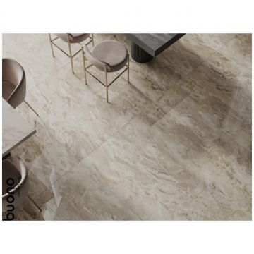 Базовая плита Буоно Керамика Marble 120х60 см коричневый полированная M4409P, Vision Natural Glossy M4409P, Buono Ceramica