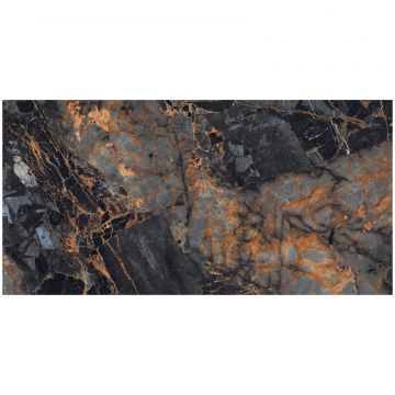 Базовая плита Буоно Керамика Queen 120х60 см серый матовая QVL4608M, Galaxia Stone Matt, Buono Ceramica