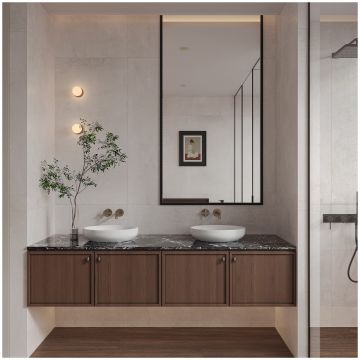 Керамогранит Буоно Керамика Soft Silver Concrete Matt 120х60 см серый матовый SOHS4704M, Soft Silver Concrete Matt, Buono Ceramica