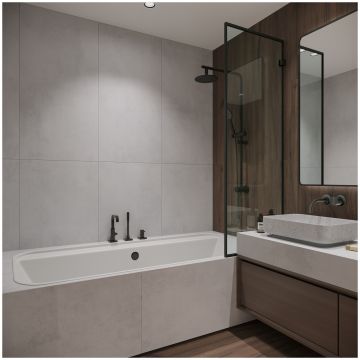 Базовая плита Буоно Керамика Clayton 120х60 см серый матовая CVL4494M, Colori Grey Matt, Buono Ceramica
