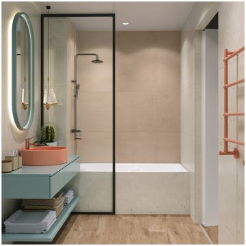 Базовая плита Буоно Керамика Clayton 120х60 см бежевый матовая CVL4497M, Colori Dust Matt, Buono Ceramica